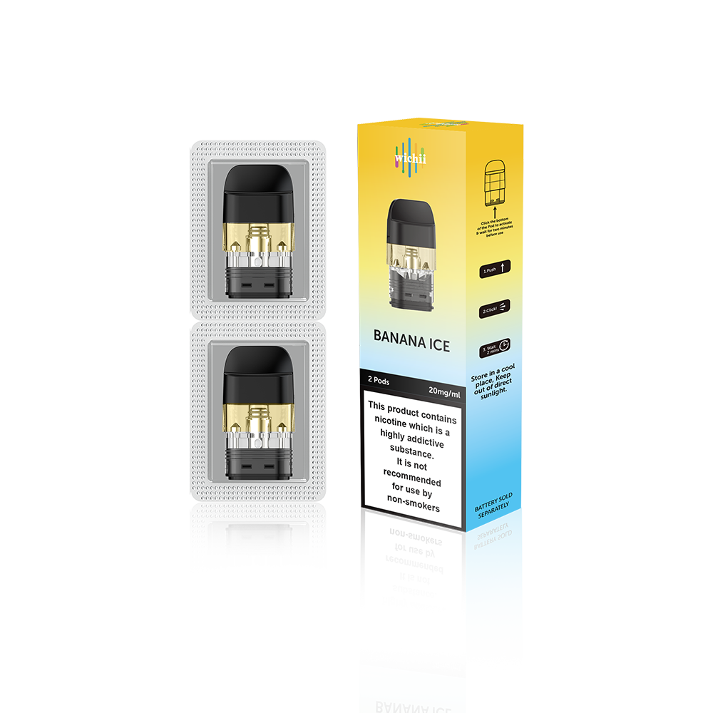 Wichii PreFill PODs Q30P - Banana Ice 20mg/mL (2pcs/pack)