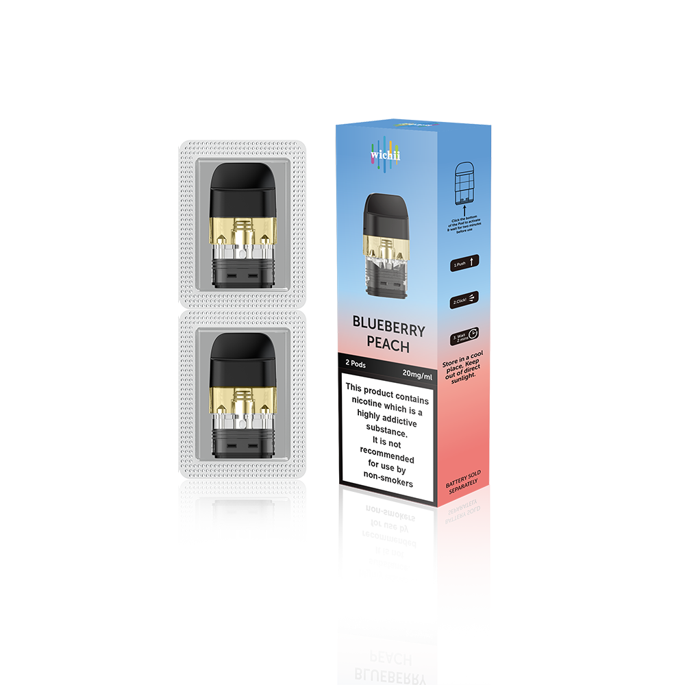 Wichii PreFill PODs Q30P - Blueberry Peach 20mg/mL (2pcs/pack)
