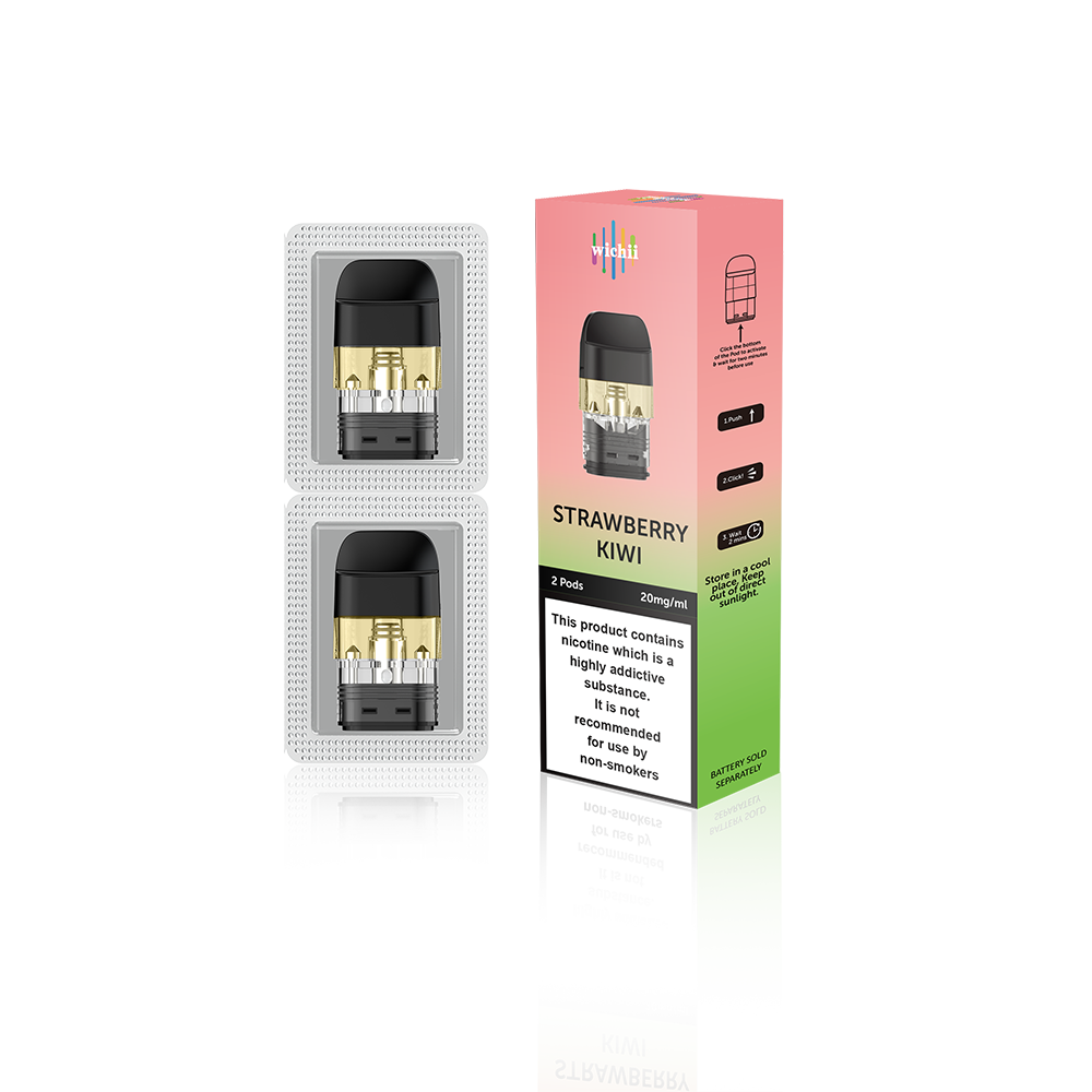 Wichii PreFill PODs Q30P - Strawberry Kiwi 20mg/mL (2pcs/pack)